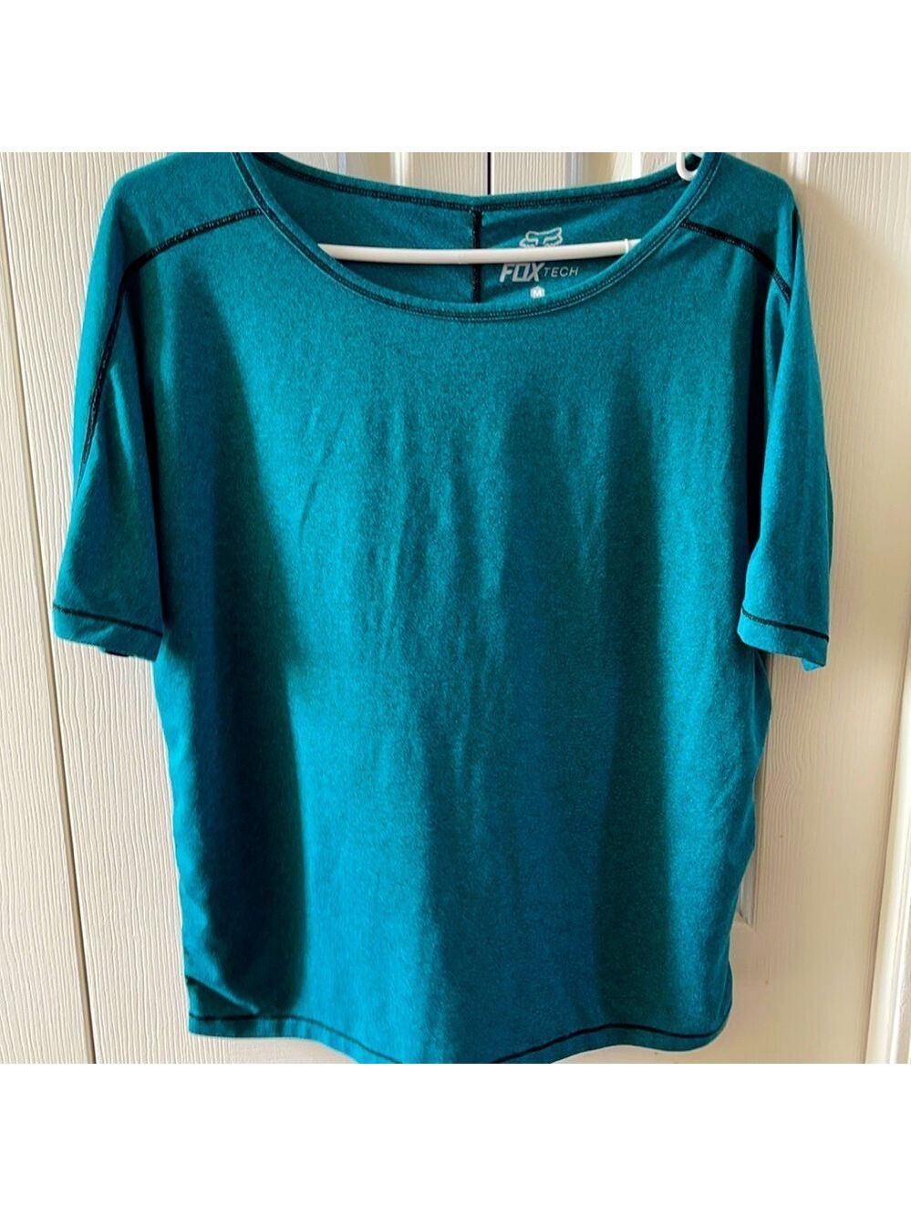 Green/blue Fox trudri t-shirt size M.